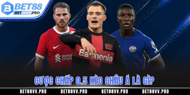 Cược chấp 0.5 kèo châu Á là gì